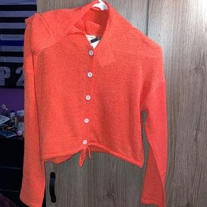 light knit cropped top